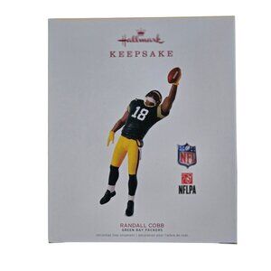 Hallmark Keepsake NFLPA Randall Cobb Green Bay Packers Christmas Tree Ornament 2
